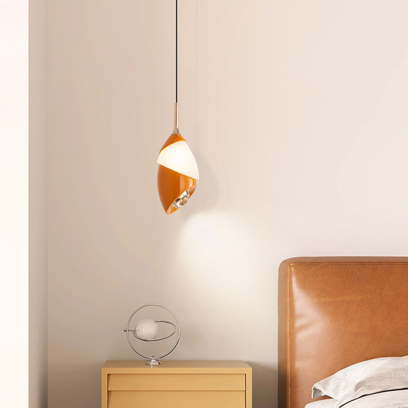 Modern Minimalist Liftable Lily Round Acrylic Aluminum LED Pendant Light For Living Room