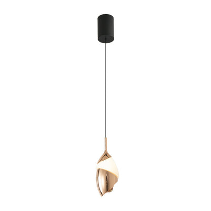 Modern Minimalist Liftable Lily Round Acrylic Aluminum LED Pendant Light For Living Room