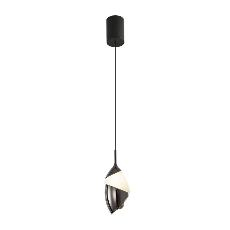 Modern Minimalist Liftable Lily Round Acrylic Aluminum LED Pendant Light For Living Room