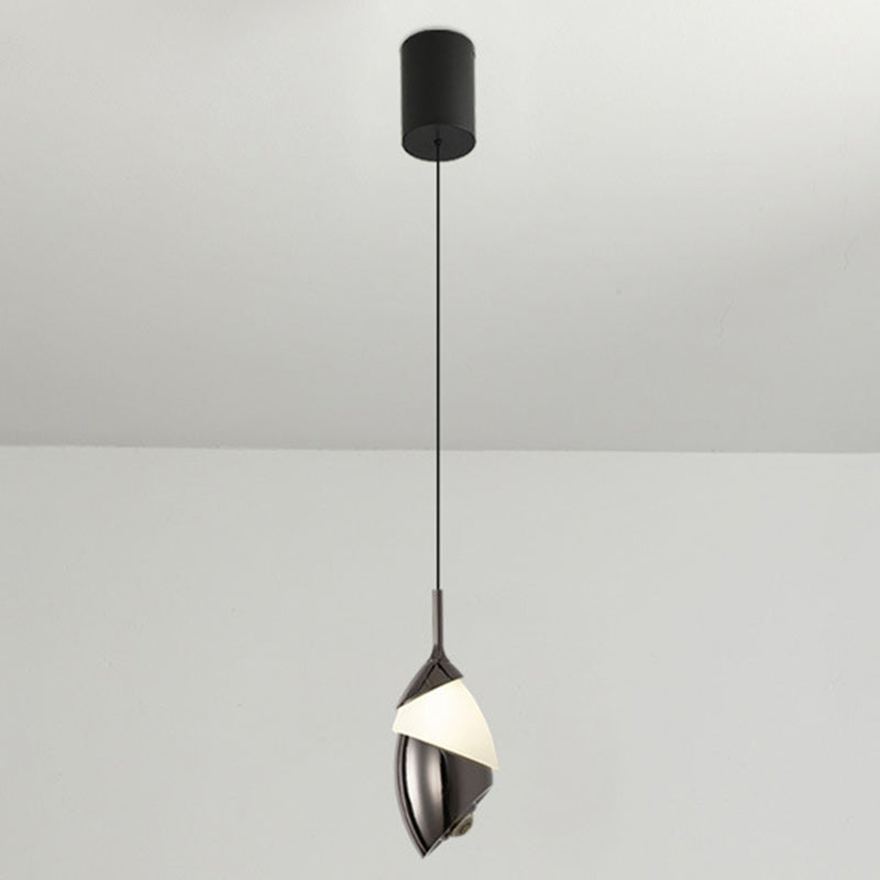 Modern Minimalist Liftable Lily Round Acrylic Aluminum LED Pendant Light For Living Room