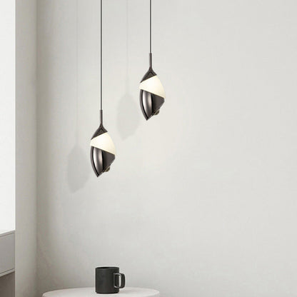 Modern Minimalist Liftable Lily Round Acrylic Aluminum LED Pendant Light For Living Room