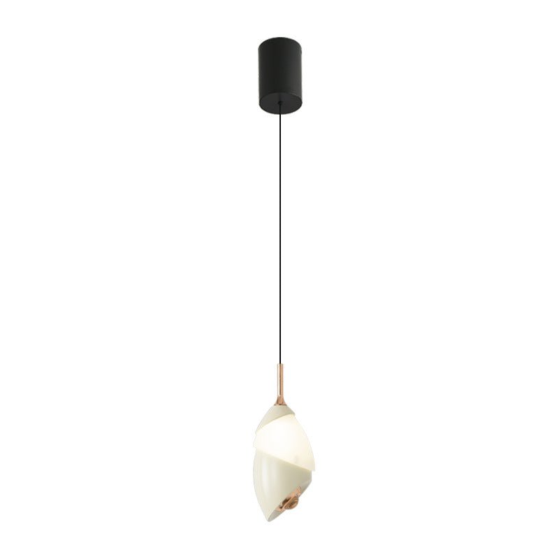Modern Minimalist Liftable Lily Round Acrylic Aluminum LED Pendant Light For Living Room