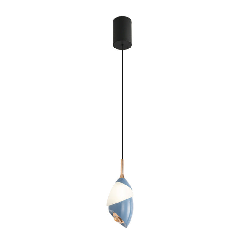 Modern Minimalist Liftable Lily Round Acrylic Aluminum LED Pendant Light For Living Room