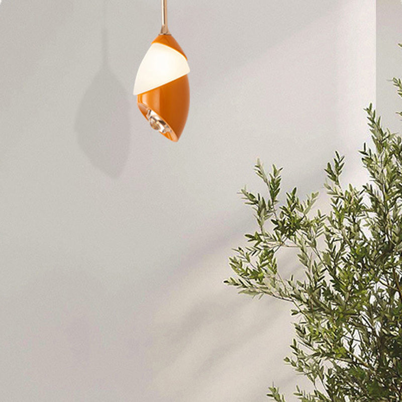 Modern Minimalist Liftable Lily Round Acrylic Aluminum LED Pendant Light For Living Room