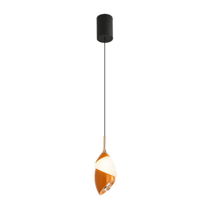 Modern Minimalist Liftable Lily Round Acrylic Aluminum LED Pendant Light For Living Room