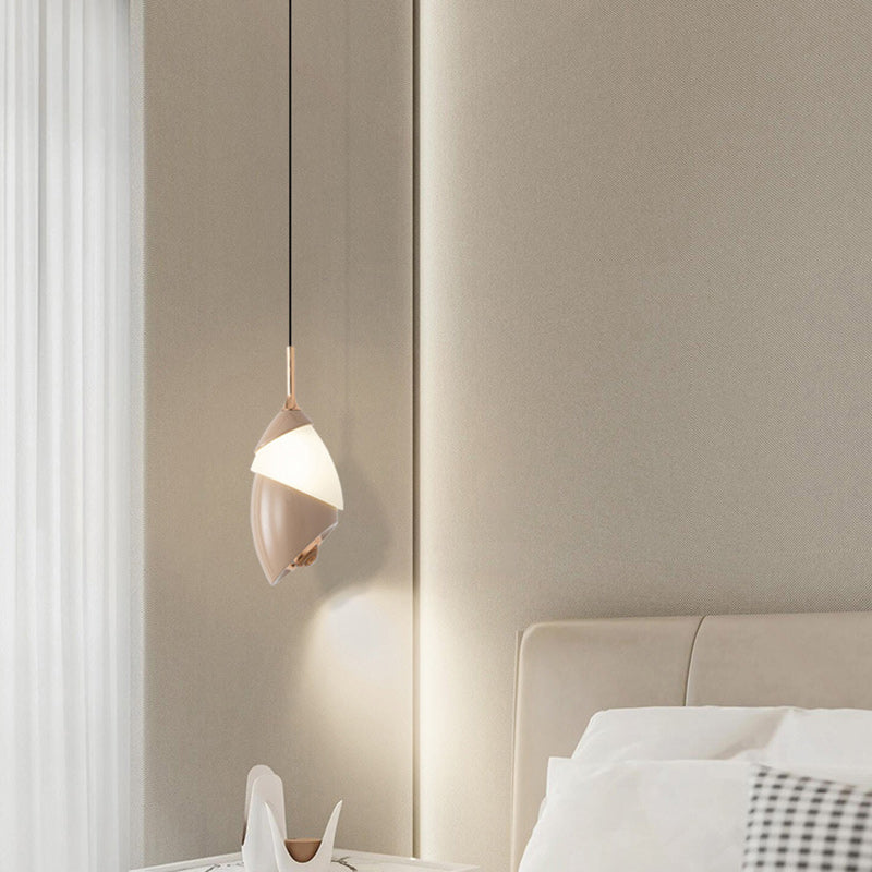 Modern Minimalist Liftable Lily Round Acrylic Aluminum LED Pendant Light For Living Room