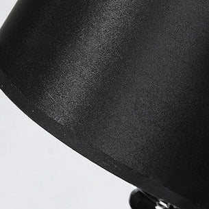 Contemporary Scandinavian Round Gourd Fabric PVC Iron 1-Light Standing Floor Lamp For Bedroom