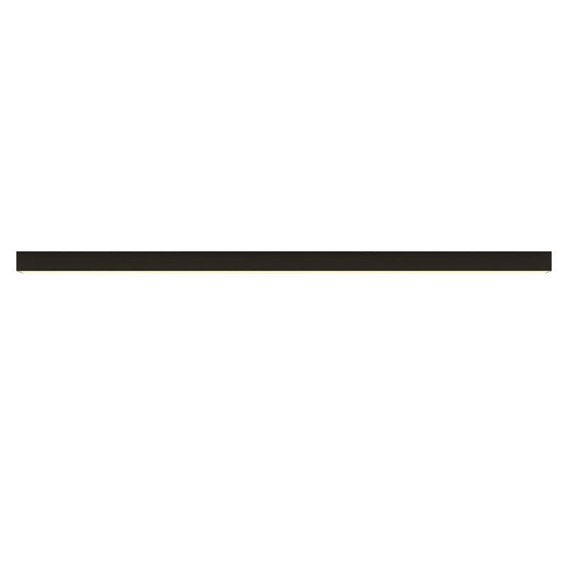 Modern Minimalist Long Acrylic Aluminum LED Flush Mount Ceiling Light For Living Room