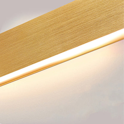 مصباح حائط LED مستطيل الشكل مصنوع من الأكريليك والألومنيوم بتصميم عصري بسيط لغرفة المعيشة 