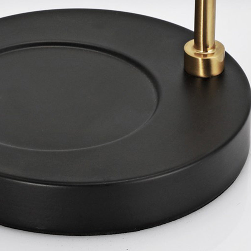 Modern Luxury Liftable Round Glass Stone Brass 1-Light Melting Wax Table Lamp For Living Room