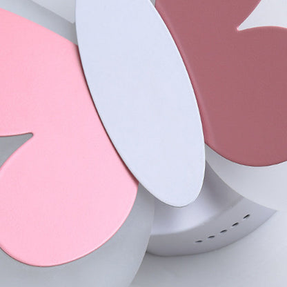 مصباح حائط LED مصنوع من الحديد الأكريليكي على شكل فراشة بتصميم آرت ديكو عصري لغرفة النوم 