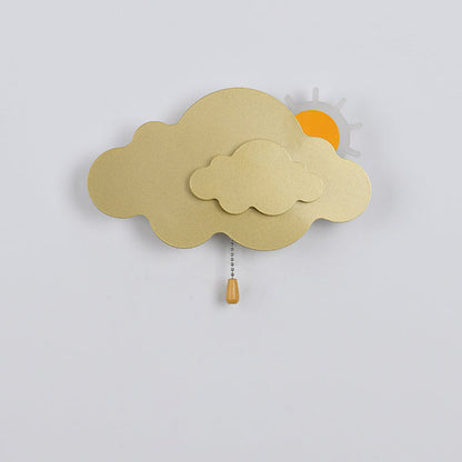 مصباح حائط LED من الحديد الأكريليكي بسحاب سحابي عصري لغرفة المعيشة 