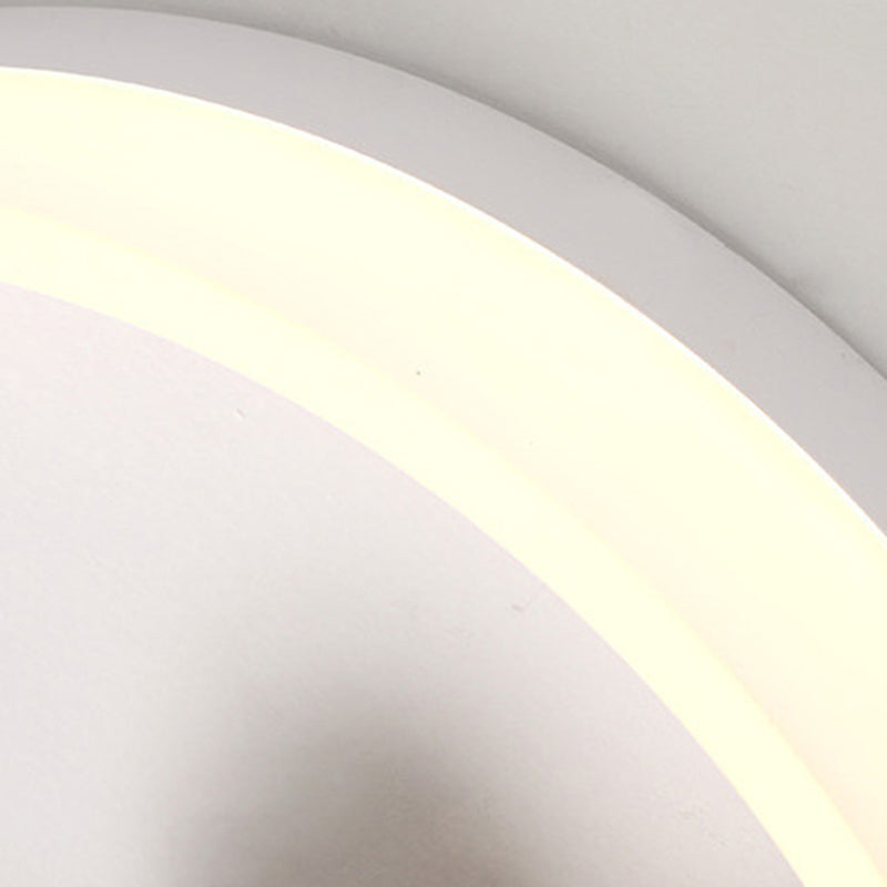 現代的なスカンジナビアラウンドアクリル無垢材LED壁取り付け用燭台ランプリビングルーム用