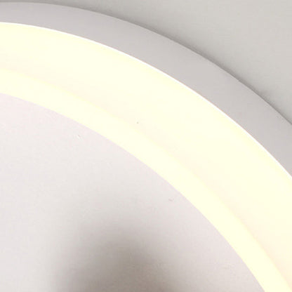 現代的なスカンジナビアラウンドアクリル無垢材LED壁取り付け用燭台ランプリビングルーム用