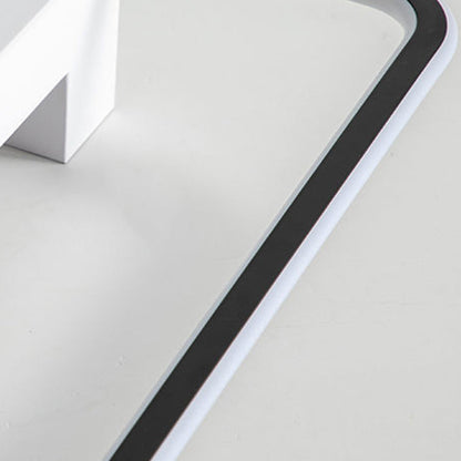 Modern Simplicity Square Rectangle Round Nano Silicone Aluminum LED Flush Mount Ceiling Light For Living Room