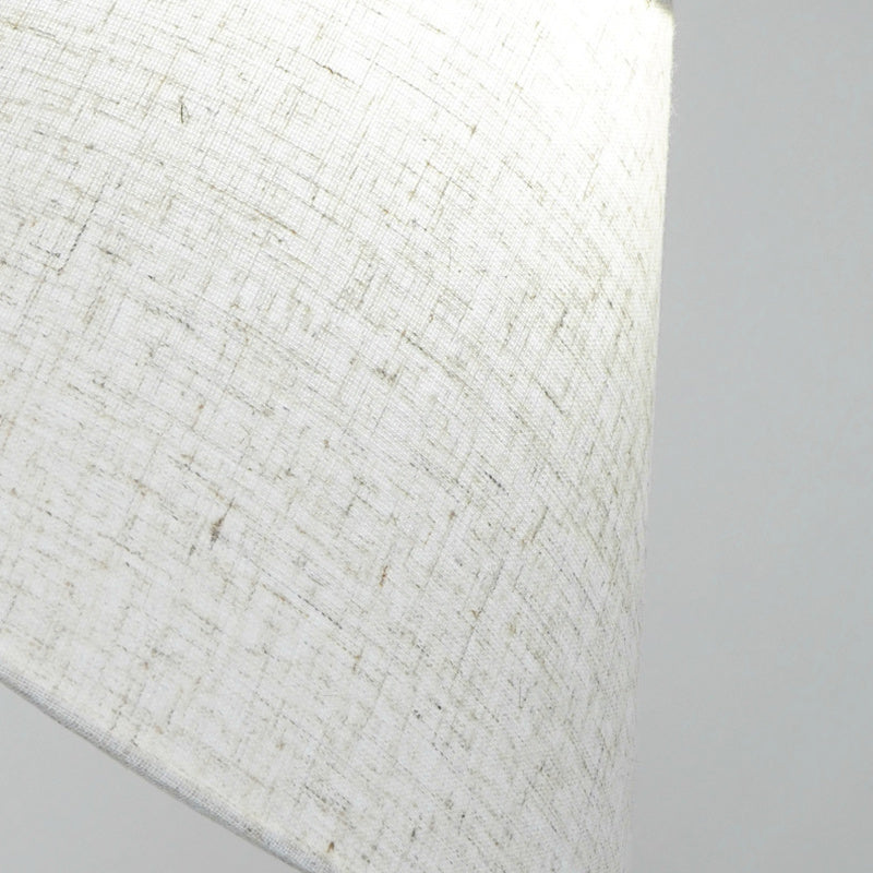 Traditional Vintage Crushed Cone Cylinder Fabric Solid Wood 1-Light Table Lamp For Bedroom
