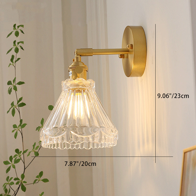 現代的なスカンジナビアの麦わら帽子グリーンフラワーラウンドガラスアイアン1ライト壁取り付け用燭台ランプリビングルーム用