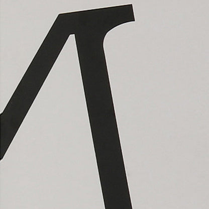 Modern Minimalist Letter Shape Line Glass Iron 1-Light Pendant Light For Living Room