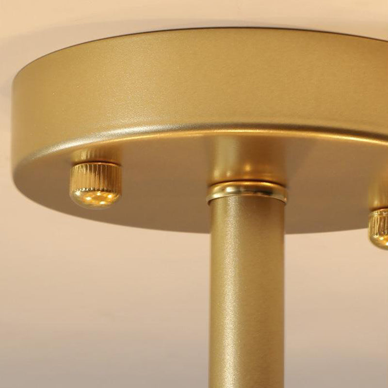 Traditional Vintage Horseshoe Split Round Glass Iron 7/9/15 Light Chandeliers For Bedroom