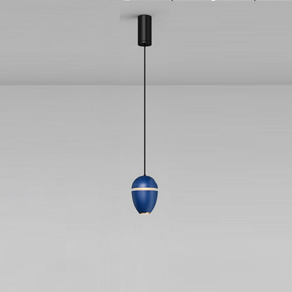 Modern Minimalist Round Horn Water Drop Shape Lift Acrylic Aluminum LED Pendant Light For Living Room