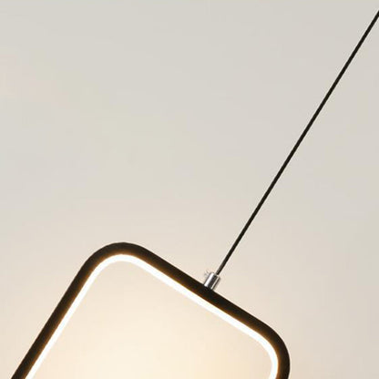ثريات LED بتصميم آرت ديكو عصري على شكل أسطوانة مستديرة ومخروط مربع من الأكريليك والألومنيوم والحديد لغرفة المعيشة 