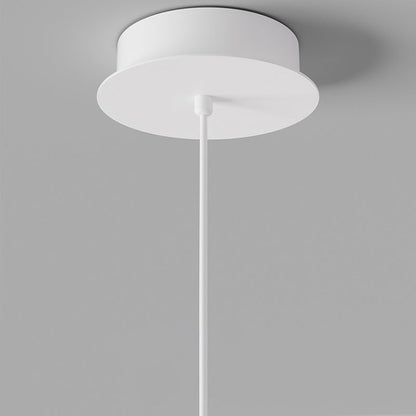 ثريات LED من الحديد الراتنجي المنحني بتصميم عصري بسيط لغرفة المعيشة 