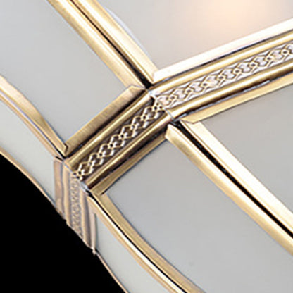 現代的なスカンジナビアのテーパードラウンドスクエアガラス銅1ライト壁取り付け用燭台ランプリビングルーム用