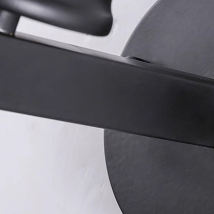 Modern Minimalist Round Column Glass Iron 1-Light Wall Sconce Lamp For Bedroom