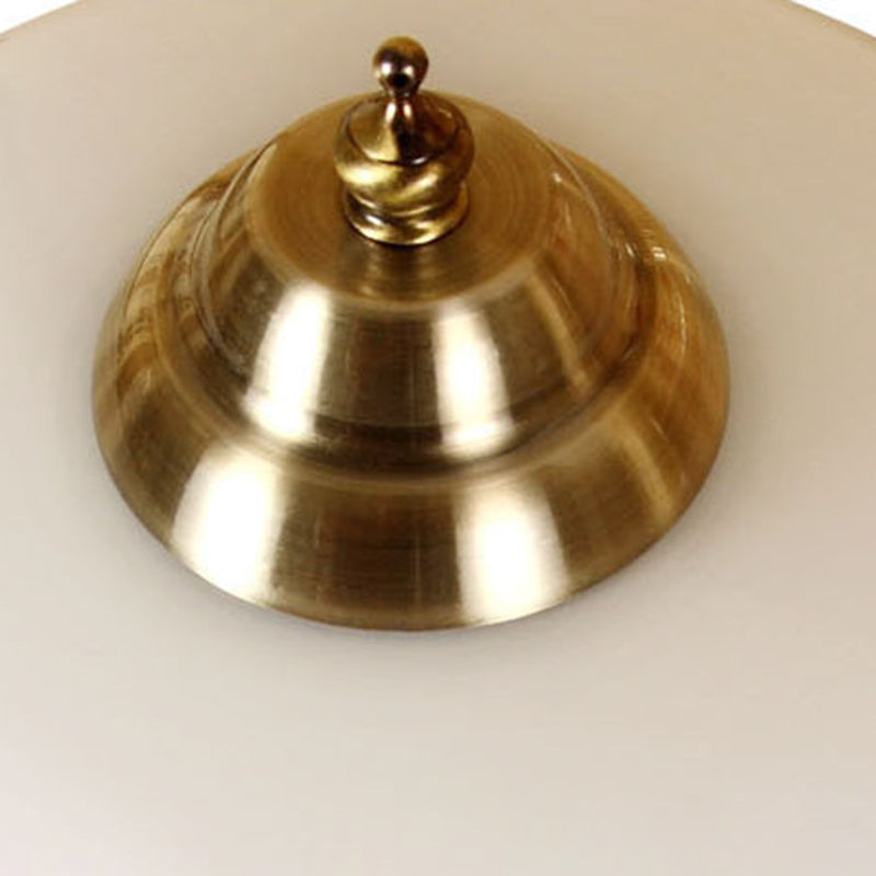 Traditional Vintage Round Cylinder Pendant Flower Fabric Glass Wood 1-Light Table Lamp For Living Room