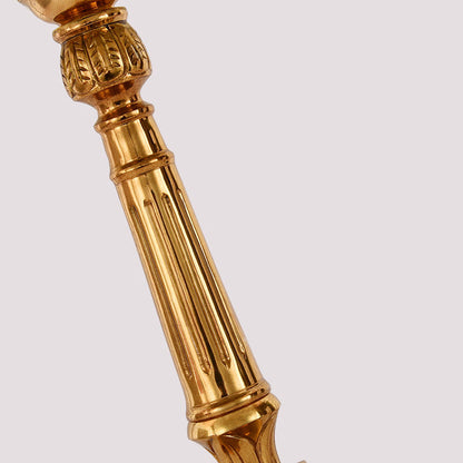 Traditional Vintage Tassel Round Square Fabric Brass 1-Light Table Lamp For Living Room