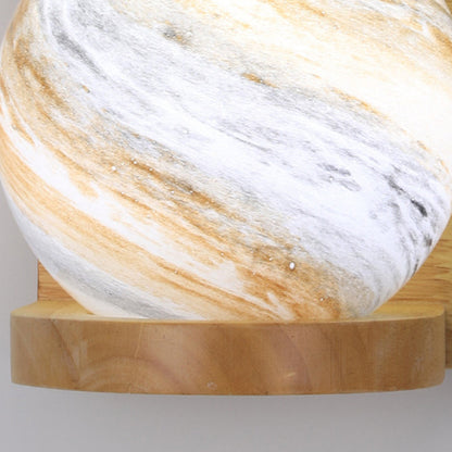 مصباح حائطي بتصميم عمودي من الزجاج البلوطي بتصميم آرت ديكو حديث، لغرفة المعيشة، مزود بإضاءة واحدة