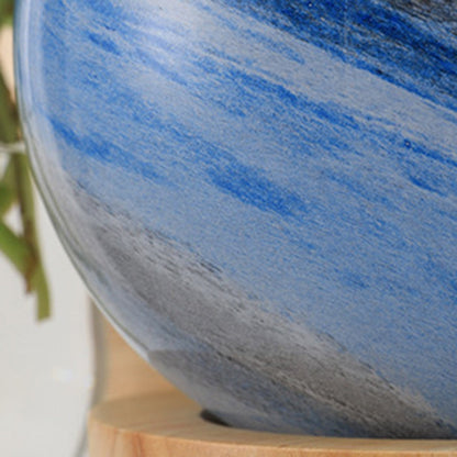 مصباح حائطي بتصميم عمودي من الزجاج البلوطي بتصميم آرت ديكو حديث، لغرفة المعيشة، مزود بإضاءة واحدة