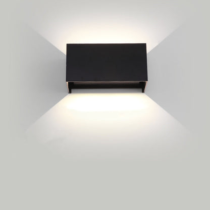 مصباح حائط LED من الألومنيوم بتصميم مستطيل بسيط وعصري لغرفة المعيشة 