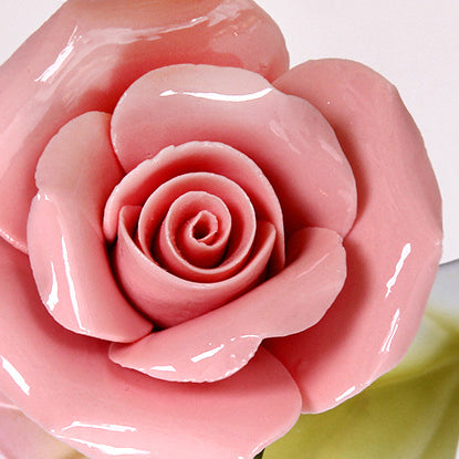 Modern Art Deco Rose Flower Leaf Glass Iron 4/6/7/9/11 Light Semi-Flush Mount Ceiling Light For Bedroom