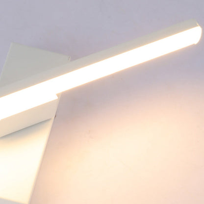 مصباح حائط LED مستطيل طويل من الحديد السيليكوني بتصميم عصري بسيط لغرفة النوم 