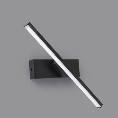 مصباح حائط LED مستطيل طويل من الحديد السيليكوني بتصميم عصري بسيط لغرفة النوم 