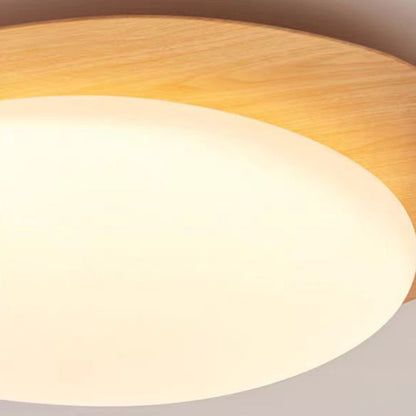 Contemporary Scandinavian Pebble Oval Acrylic Iron LED Flush Mount Ceiling Light For Bedroom