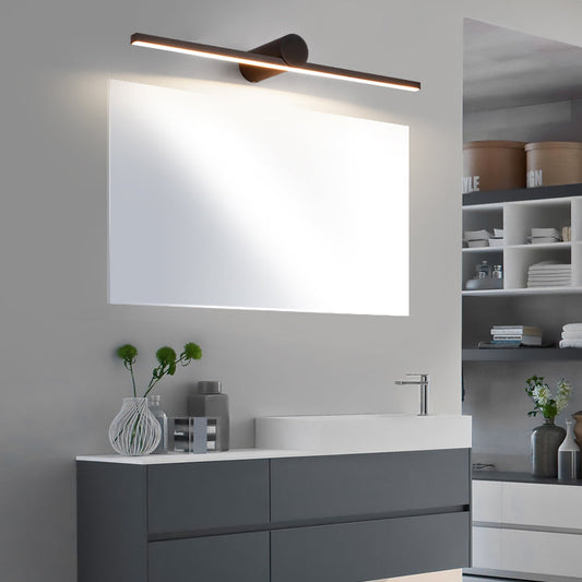مصباح حائط LED دائري طويل من مادة PVC بتصميم عصري بسيط لغرفة المعيشة