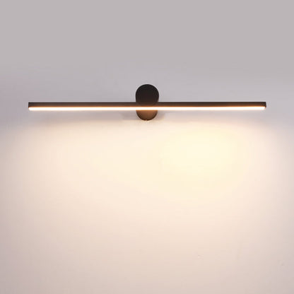 مصباح حائط LED دائري طويل من مادة PVC بتصميم عصري بسيط لغرفة المعيشة