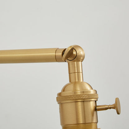 現代的なスカンジナビアのラウンドロングロッドガラス真鍮1ライト壁取り付け用燭台ランプリビングルーム用