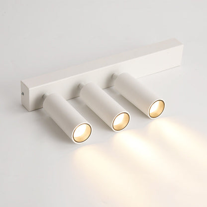 Modern Simplicity Cylinder Rectangle Aluminum LED Semi-Flush Mount Ceiling Light For Living Room
