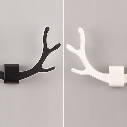 مصباح حائط LED مصنوع من الحديد الأكريليكي بتصميم مربع على شكل قرون الوعل لغرفة المعيشة 