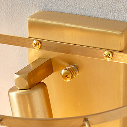 Modern Luxury Prismatic Stacked Crystal Brass 3-Light Wall Sconce Lamp For Bedroom