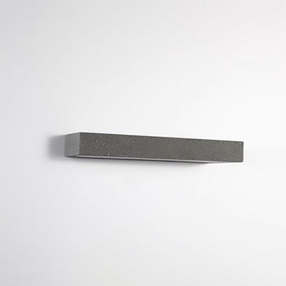 Modern Minimalist Square Long Acrylic Concrete LED Wall Sconce Lamp For Outdoor Patio