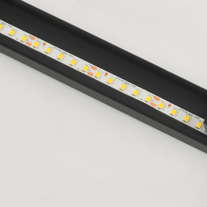 مصباح حائط LED مصنوع من الألومنيوم بقاعدة مستطيلة بتصميم عصري بسيط لغرفة المعيشة 