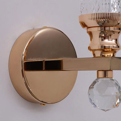 Modern Luxury Cylinder Round Half Round Acrylic Hardware 1-Light Wall Sconce Lamp For Living Room