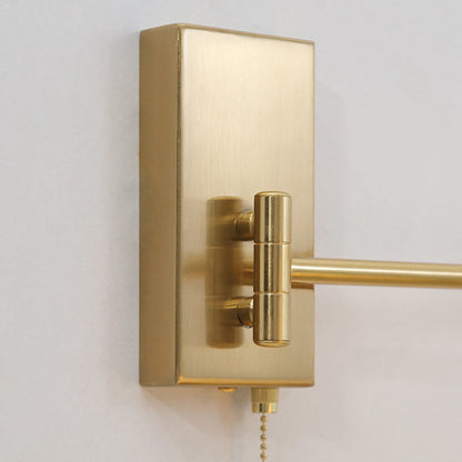 現代的なスカンジナビアの丸柱、回転可能な木製メタル1ライト壁取り付け用燭台ランプ、寝室用