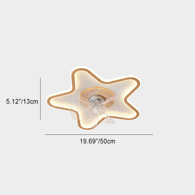モダンアールデコ調 三角形 五角形 四角形 PVC アルミ LED フラッシュマウント シーリングファンライト 寝室用