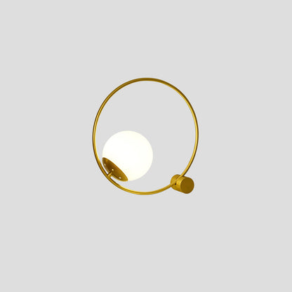 Modern Minimalist Magic Bean Round Iron 1-Light Table Lamp For Living Room