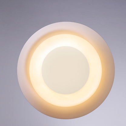 Modern Simplicity Bowl Round PE Iron LED Chandelier For Living Room